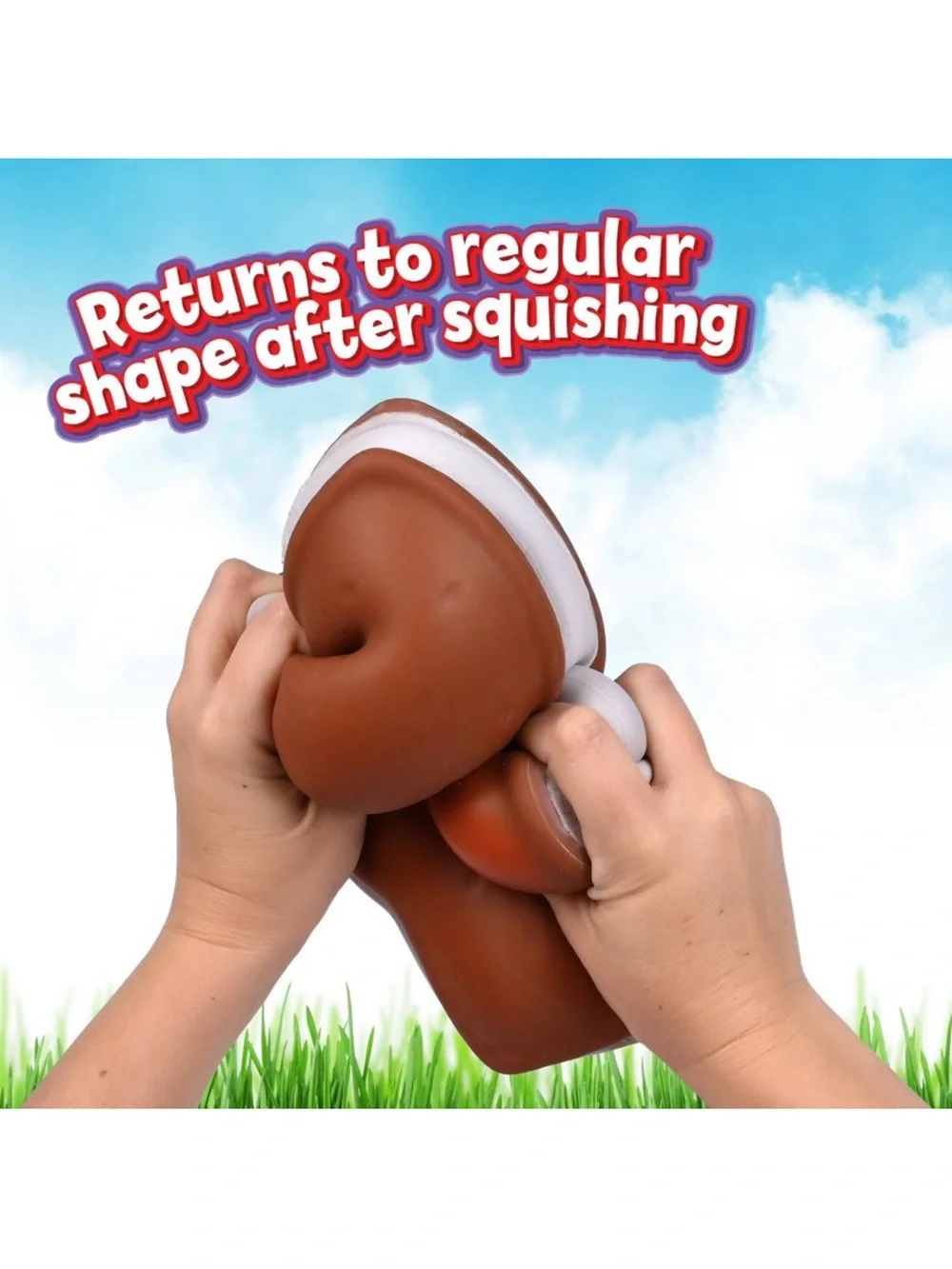 Sunny Days Squeezy Ice Cream Sandwich Fidget Toy | New